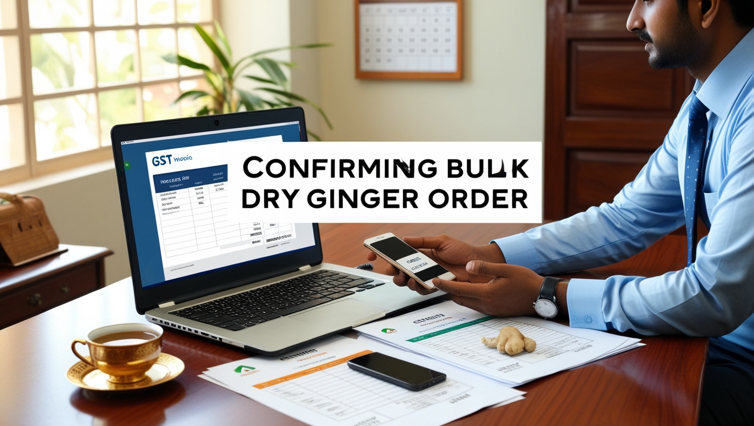 Order confirmation paperwork